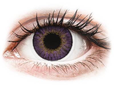 Air Optix Colors – Amethyst – plano (2 lenses) | Alensa UK